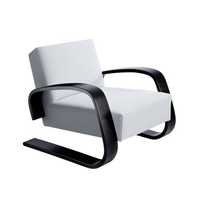 sillón 400 Tank brazo abedul lacado negro Artek sillón 400 Tank brazo abedul lacado negro Artek