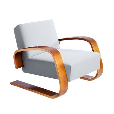 sillón 400 Tank brazo abedul lacado nogal Artek sillón 400 Tank brazo abedul lacado nogal Artek