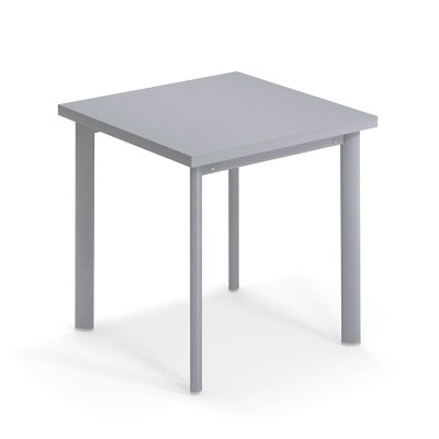 Mesa Star de exterior 70x70 gris Emu diseño