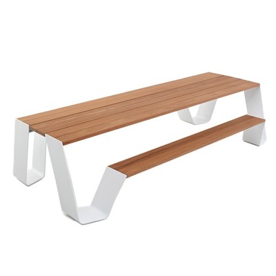 Mesa Hopper Picnic madera Hellwood color blanco de Extremis Mesa Hopper Picnic madera Hellwood color blanco de Extremis