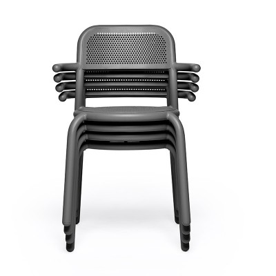 silla de exterior apilable Toní Fatboy antracita silla de exterior apilable Toní Fatboy antracita