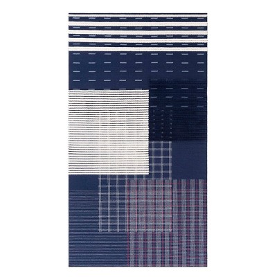 alfombra Lan azul índigo Gan rugs