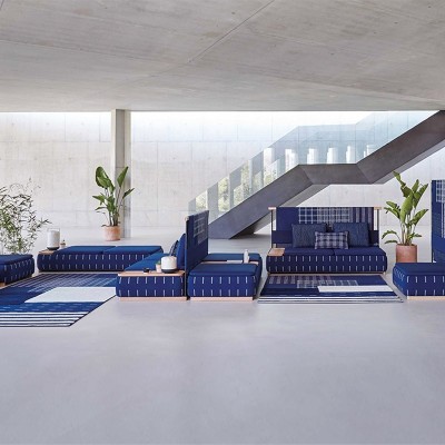 alfombra Lan azul índigo Gan rugs