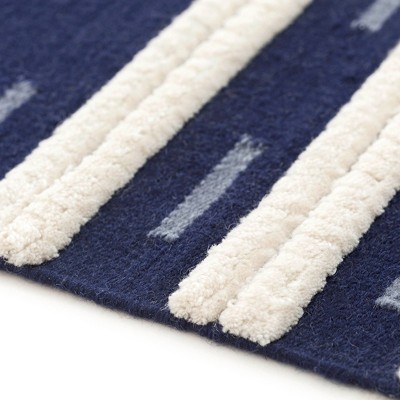 alfombra Lan azul índigo Gan rugs