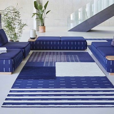 alfombra Lan azul índigo Gan rugs