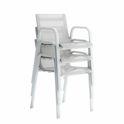 Chaise empilable avec accoudoirs Gandia Blasco Chaise empilable avec accoudoirs Gandia Blasco