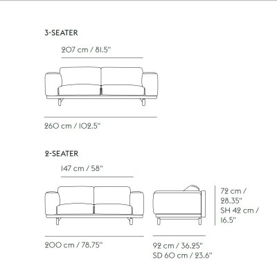 Sofá Rest de Muuto Sofá Rest de Muuto