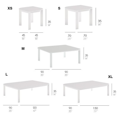 Gandía Blasco Solanas table basse d’extérieur Gandía Blasco Solanas table basse d’extérieur