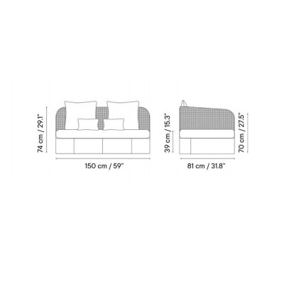 Isimar Arena outdoor sofa Isimar Arena outdoor sofa