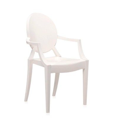 Louis Ghost Kartell blanco brillante Louis Ghost Kartell blanco brillante