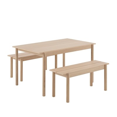 Tavolo lineare Wood di Muuto Tavolo lineare Wood di Muuto