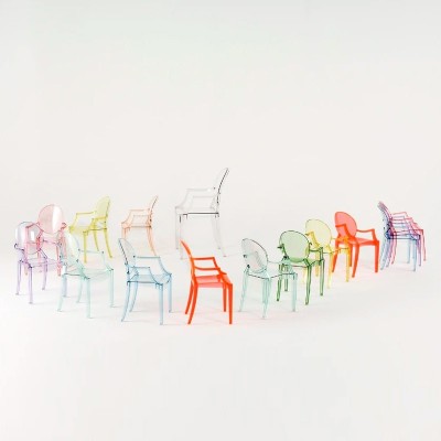 sedia per bambini Kartell Lou lou Ghost sedia per bambini Kartell Lou lou Ghost