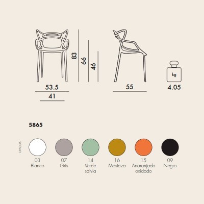 Chaise Kartellde maître Chaise Kartellde maître