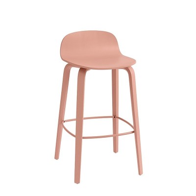 Taburete medio Visu de Muuto color rosa Taburete medio Visu de Muuto color rosa