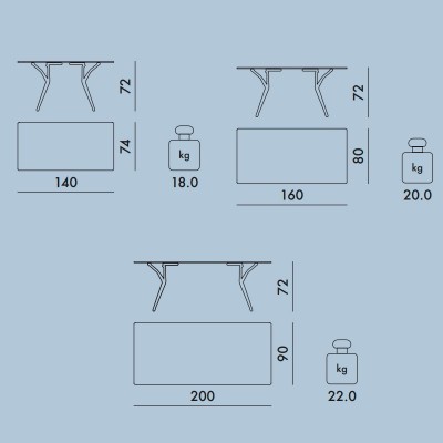 Colher Kartellmesa de escritório Colher Kartellmesa de escritório