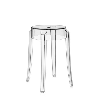 taburete bajo Charles Ghost Kartell cristal taburete bajo Charles Ghost Kartell cristal