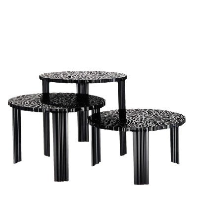 mesas T- Table Kartell negra mesas T- Table Kartell negra