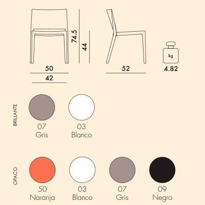 Chaise Lizz Kartell Chaise Lizz Kartell