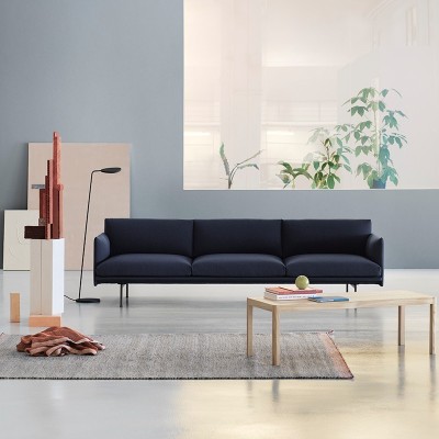Candeeiro de pé em folha by Muuto Candeeiro de pé em folha by Muuto