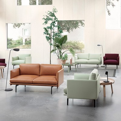 Lámpara de suelo Leaf de Muuto