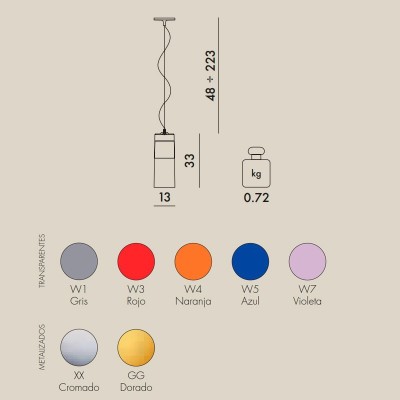 Easy Kartellsuspension lamp Easy Kartellsuspension lamp