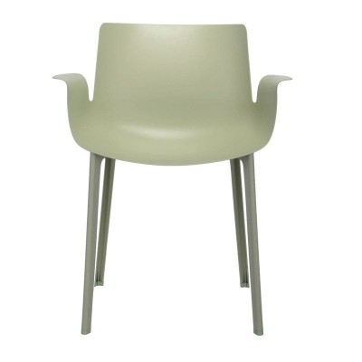 silla con brazos Piuma Kartell verde silla con brazos Piuma Kartell verde