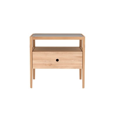 Spindle Oak Bedside Table - Ethnicraft Spindle Oak Bedside Table - Ethnicraft