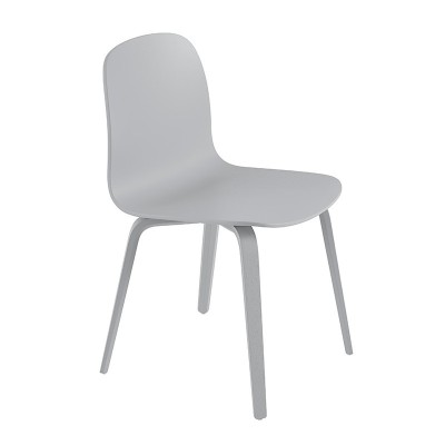 Silla Visu chair base madera color grey de Muuto en Moises Showroom Silla Visu chair base madera color grey de Muuto en Moises Showroom