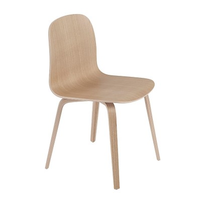 Silla Visu chair base madera roble de Muuto en Moises Showroom Silla Visu chair base madera roble de Muuto en Moises Showroom