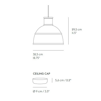 Desdobre a lâmpada pendente - Muuto Desdobre a lâmpada pendente - Muuto