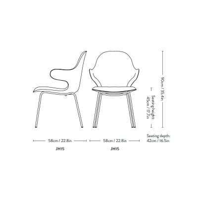 fauteuil Catch JH15 fauteuil Catch JH15