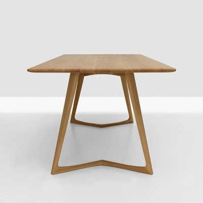 Mesa de comedor Twist Rectangular de Zeitraum Mesa de comedor Twist Rectangular de Zeitraum