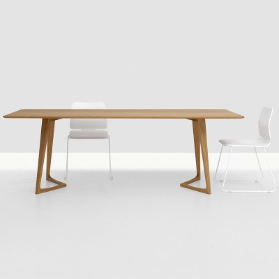 Mesa de comedor Twist Rectangular de Zeitraum Mesa de comedor Twist Rectangular de Zeitraum
