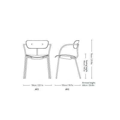 Cadeira &traditionPavilion AV2 Cadeira &traditionPavilion AV2
