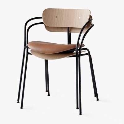 silla Pavilion AV2 roble lacado silla Pavilion AV2 roble lacado