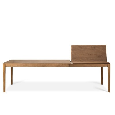 mesa extensible de comedor Bok teca Ethnicraft mesa extensible de comedor Bok teca Ethnicraft