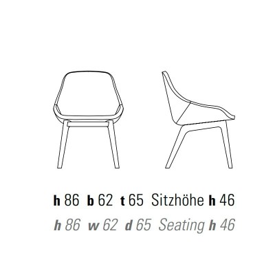 Silla de comedor Morph Dining Zeitraum