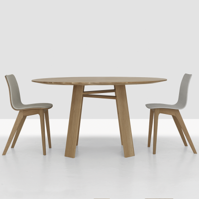ambiente mesa de comedor Bondt round Zeitraum roble ambiente mesa de comedor Bondt round Zeitraum roble
