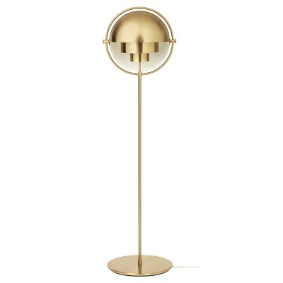 Lámpara de pie Multi Lite Brass Base en Moises Showroom Lámpara de pie Multi Lite Brass Base en Moises Showroom