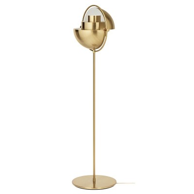 Lámpara de pie Multi Lite Brass Base en Moises Showroom Lámpara de pie Multi Lite Brass Base en Moises Showroom