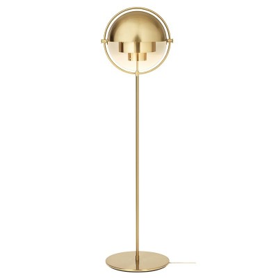 Lámpara de pie Multi Lite Brass Base en Moises Showroom Lámpara de pie Multi Lite Brass Base en Moises Showroom