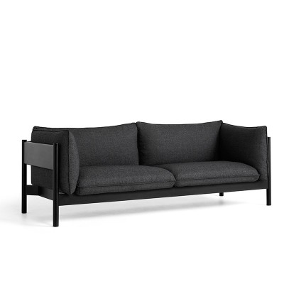 sofá Arbour HAY estructura haya teñida negro tapicería re-wool 198 sofá Arbour HAY estructura haya teñida negro tapicería re-wool 198