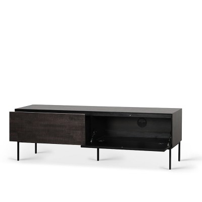mueble de TV Grooves 1 puerta abatible y 1 cajón Ethnicraft mueble de TV Grooves 1 puerta abatible y 1 cajón Ethnicraft