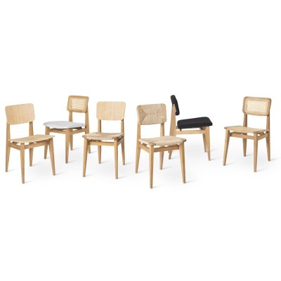 Silla C-Chair Dining Chair de Gubi sin tapizado en Moises Showroom Silla C-Chair Dining Chair de Gubi sin tapizado en Moises Showroom