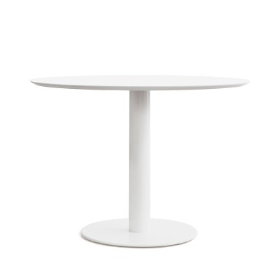 Mesa Zero Stua tapa y base blanca