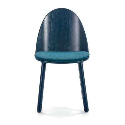 Silla Uma azul marino de Teulat en Moises Showroom Silla Uma azul marino de Teulat en Moises Showroom