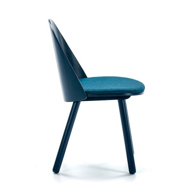Silla Uma azul marino de Teulat en Moises Showroom Silla Uma azul marino de Teulat en Moises Showroom
