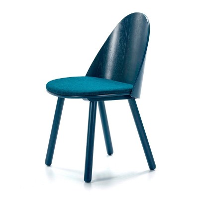 Silla Uma azul marino de Teulat en Moises Showroom Silla Uma azul marino de Teulat en Moises Showroom