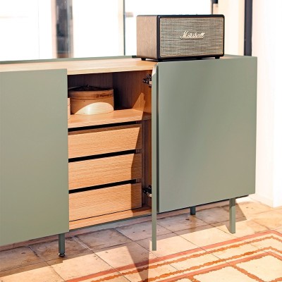 Aparador Arista verde de Teulat en Moises Showroom Aparador Arista verde de Teulat en Moises Showroom