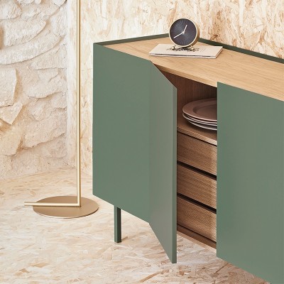 Aparador Arista verde de Teulat en Moises Showroom Aparador Arista verde de Teulat en Moises Showroom